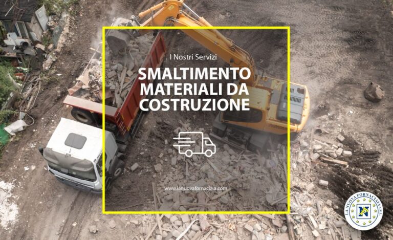 Smaltimento materiali da costruzione